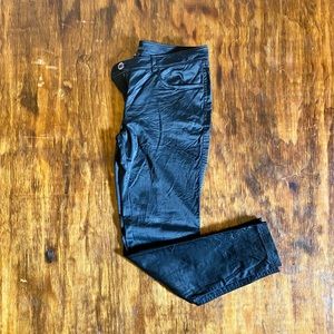 bebe High Shine Black Skinny Trouser ✨